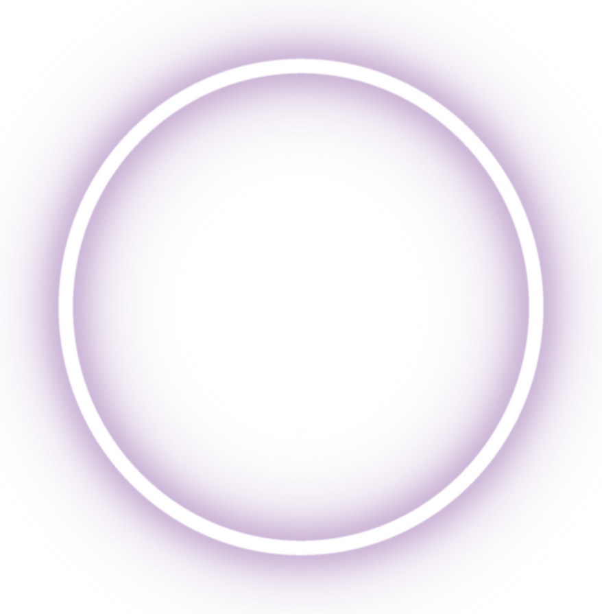 Purple Neon Circle 
